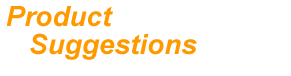 Product Suggestions